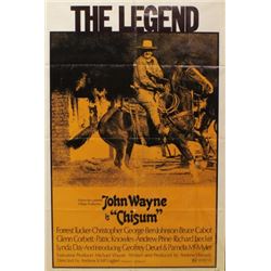 Original 1 sheet Chisum movie poster from