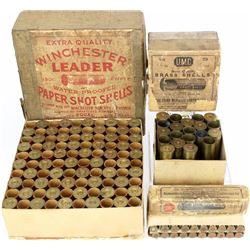 Collection of 3 antique boxes ammo includes,