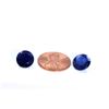 Image 2 : 10 ct & up Blue Sapphire Round Shaped ctw 10.21 2Pcs
