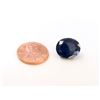Image 2 : 12 ct & up Natural Blue Sapphire Oval Shaped ctw 12.58