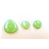 Image 1 : 44 ct & up Chalcedony Pear Shaped ctw 44.45 3Pcs