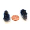 Image 2 : 82 ct & up Natural Blue Sapphire Slice ctw 82.11 2Pcs