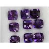 Image 3 : Fancy Cut Cushion Amethsyt Set of 9