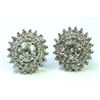 Image 1 : Diamond Round 2.58 ctw Earring 18Kt White Gold 4.65 gr