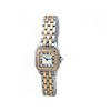 Image 1 : Lady's Cartier 18k Gold & Stainless Steel Panthere Watch. Silver Roman Numeral Dial. 18k Yellow Gold