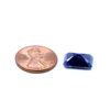 Image 1 : 6 ct & up Natural Burma Blue Sapphire Emerald Cut ctw 6.72