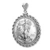 Image 1 : 2014 1 oz Silver Eagle Pendant (Rope-ScrewTop Bezel)