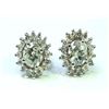 Image 1 : Diamond Round 1.74 ctw  Earring 18Kt White Gold 3.40 gr