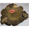 Image 1 : VINTAGE 1960'S MEXICAN COIN HANDMADE ASHTRAY *VERY UNIQUE & NICE*!! COIN ASHTRAY CAME OUT OF ESTATE!