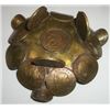 Image 2 : VINTAGE 1960'S MEXICAN COIN HANDMADE ASHTRAY *VERY UNIQUE & NICE*!! COIN ASHTRAY CAME OUT OF ESTATE!