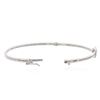 Image 3 : 14KT White Gold 0.33 ctw Diamond Bangle Bracelet