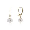 Image 2 : 14KT Yellow Gold Pearl Earrings