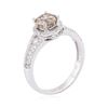 Image 3 : 14KT White Gold 1.46 ctw Fancy Brown Diamond Ring