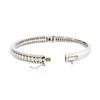 Image 3 : 14KT White Gold 4.80 ctw Diamond Bangle Bracelet