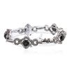 Image 2 : 14KT White Gold 14.18 ctw Black Diamond Bracelet