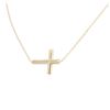 Image 3 : 14KT Yellow Gold Cross Pendant Necklace