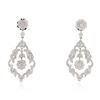 Image 1 : 18KT White Gold 1.35 ctw Diamond Earrings