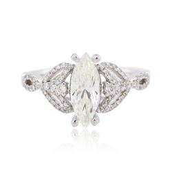 14KT White Gold 1.16 ctw Diamond Ring