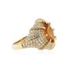 Image 2 : 18KT Yellow Gold 3.54 ctw Yellow Sapphire and Diamond Ring