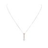 Image 1 : 14-18KT White Gold 1.09 ctw Diamond Pendant With Chain