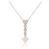 Image 2 : 14-18KT White Gold 1.09 ctw Diamond Pendant With Chain