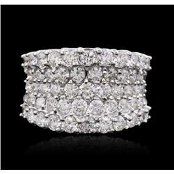 14KT White Gold 4.34 ctw Diamond Ring