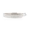 Image 1 : 18KT White Gold 6.47 ctw Diamond Bangle Bracelet