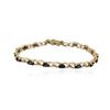 Image 1 : 10KT Yellow Gold 3.00 ctw Sapphire Bracelet