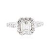 Image 1 : 14KT White Gold EGL USA Certified 1.56 ctw Diamond Ring