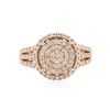 Image 1 : 14KT Rose Gold 0.72 ctw Diamond Ring