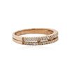 Image 2 : 14KT Rose Gold 0.25 ctw Diamond Ring