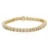 Image 1 : 14KT Yellow Gold 6.90 ctw Diamond Bracelet