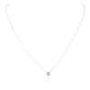Image 1 : 14KT White Gold 0.28 ctw Diamond Necklace
