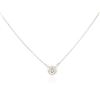 Image 2 : 14KT White Gold 0.28 ctw Diamond Necklace