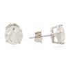 Image 2 : 14KT White Gold 3.27 ctw Diamond Stud Earrings