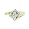 Image 1 : 14KT Two-Tone Gold 0.75 ctw Diamond Ring