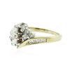 Image 2 : 14KT Two-Tone Gold 0.75 ctw Diamond Ring