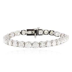 14KT White Gold 15.06 ctw Diamond Tennis Bracelet