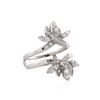 Image 2 : 14KT White Gold 0.50 ctw Diamond Ring Guard