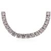 Image 2 : 18KT White Gold 21.08 ctw Diamond Necklace