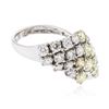 Image 2 : 14KT White Gold 5.67 ctw Diamond Ring