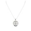 Image 2 : 14KT White Gold 1.00 ctw Diamond Pendant With Chain