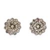 Image 1 : 14KT White Gold 2.16 ctw Diamond Earrings