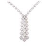 Image 2 : 14KT White Gold 1.90 ctw Diamond Necklace