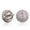 Image 2 : 14KT White Gold 2.58 ctw Diamond Earrings