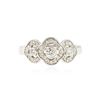 Image 1 : 14KT White Gold 0.40 ctw Diamond Ring