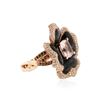 Image 2 : 14KT Rose Gold 1.93 ctw Morganite, Onyx and Diamond Ring