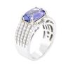 Image 3 : 14KT White Gold 2.75 ctw Tanzanite and Diamond Ring