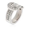 Image 3 : 14KT White Gold 0.97 ctw Diamond Ring