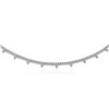 Image 2 : 14KT White Gold 1.30 ctw Diamond Necklace